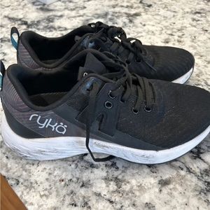 Ryka Womens Sneakers Pinnacle Xt Black Training Shoes Size 7w